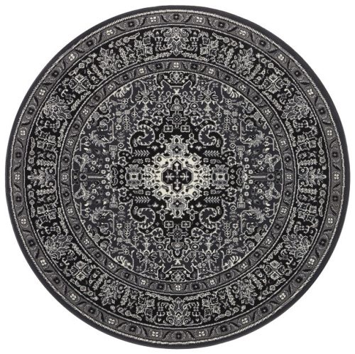 Kruhový koberec Mirkan 104436 Dark-grey-160x160 (průměr) kruh