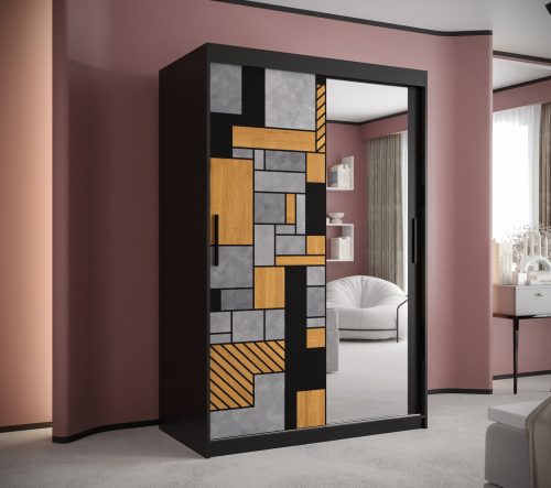Šatní skříň Tetris 2 se zrcadlem