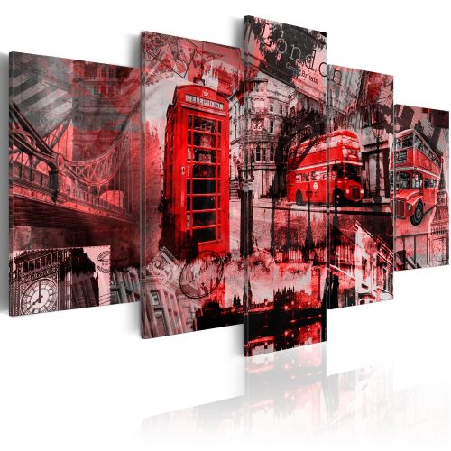 Obraz - London collage - 5 pieces