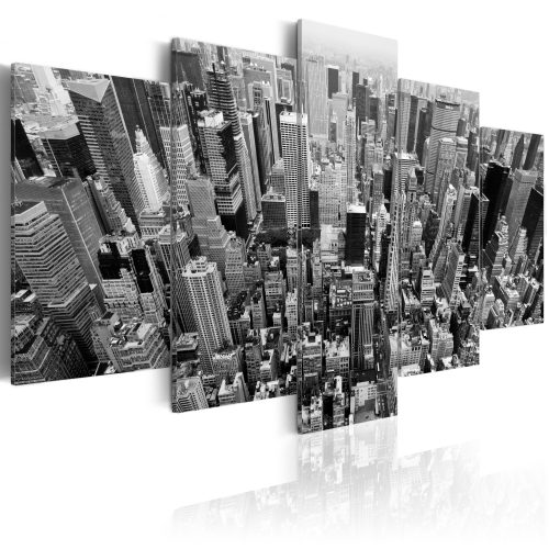 Obraz - Černobílé mrakodrapy New Yorku