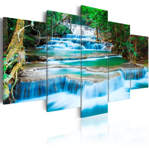Obraz - Blue Waterfall in Kanchanaburi