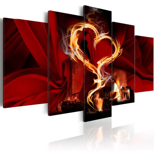 Obraz - Flames of love: heart